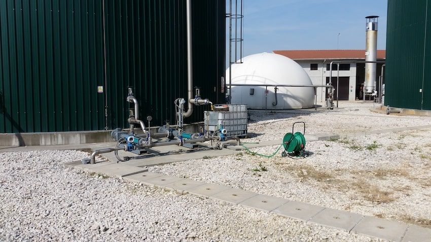 Inoxcaucho Stator in a Biogas Plant