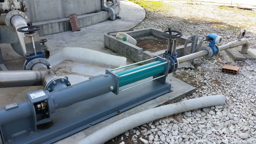 Inoxcaucho Stator in a Biogas Plant